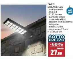 Happy Casa FARO SOLARE LED offerta