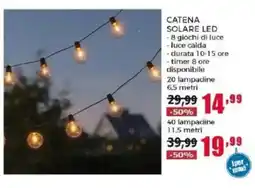 Happy Casa CATENA SOLARE LED offerta