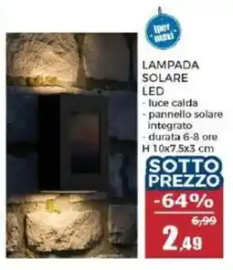 Happy Casa Lampada solare led offerta