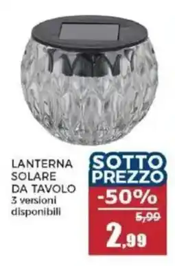Happy Casa Lanterna solare da tavolo offerta