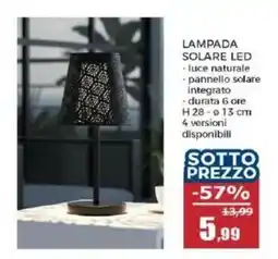 Happy Casa LAMPADA SOLARE LED offerta