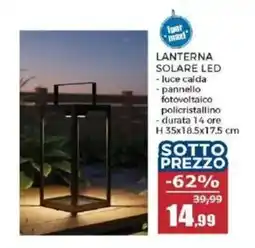 Happy Casa Lanternasolare led offerta