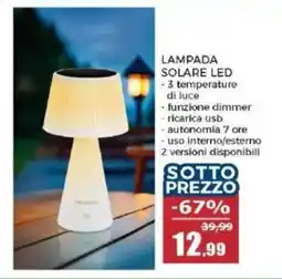 Happy Casa Lampada solare led offerta