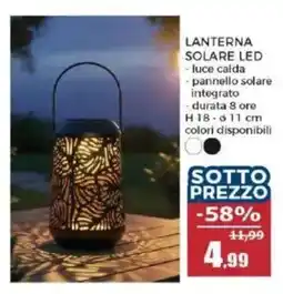Happy Casa Lanterna Solare LED offerta