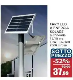 Happy Casa FARO LED A ENERGIA SOLARE offerta