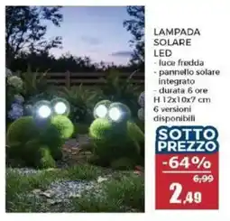 Happy Casa Lampada solare led offerta