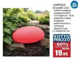 Happy Casa LAMPADA SOLARE LED offerta