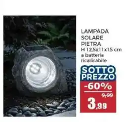 Happy Casa LAMPADA SOLARE PIETRA offerta