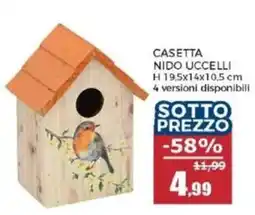 Happy Casa Casetta Nido Uccelli offerta