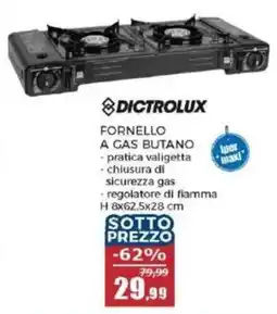 Happy Casa Dictrolux fornello a gas butano offerta