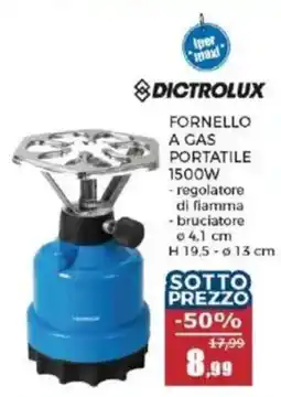 Happy Casa Fornello a gas portatile Dictrolux offerta