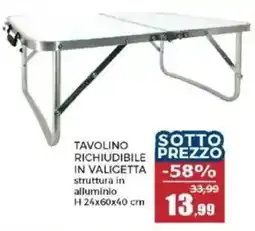 Happy Casa TAVOLINO RICHIUDIBILE IN VALICETTA offerta