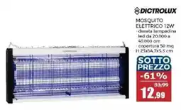 Happy Casa Dictrolux mosquito elettrico 12W offerta
