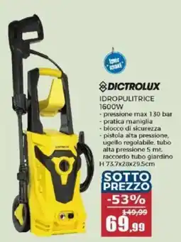 Happy Casa Dictrolux idropulitrice 1600W offerta