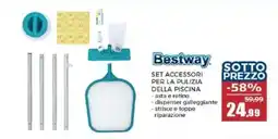 Happy Casa Bestway SET ACCESSORI PER LA PULIZIA DELLA PISCINA offerta