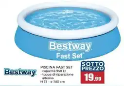 Happy Casa Bestway Piscina Fast Set offerta