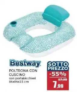 Happy Casa Bestway POLTRONA CON CUSCINO offerta