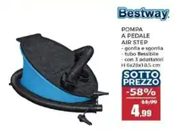 Happy Casa POMPA A PEDALE AIR STEP offerta