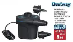 Happy Casa Bestway pompa di confiaggio elettrica power touch offerta