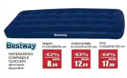 Happy Casa Bestway materassino confiabile floccato offerta