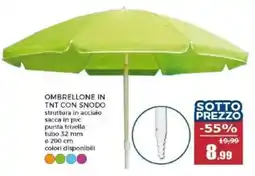 Happy Casa OMBRELLONE IN TNT CON SNODO offerta
