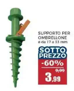 Happy Casa SUPPORTO PER OMBRELLONE offerta