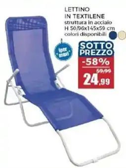 Happy Casa LETTINO IN TEXTILENE offerta