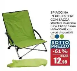 Happy Casa Spiaggina in poliestere con sacca offerta