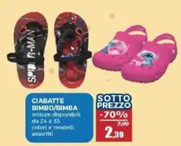 Happy Casa Ciabatte bimbo/bimba offerta