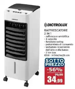 Happy Casa DICTROLUX RAFFRESCATORE 2 IN 1 offerta