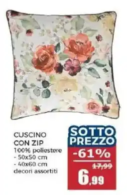 Happy Casa Cuscino con zip offerta