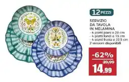 Happy Casa Servizio da tavola in melamina offerta