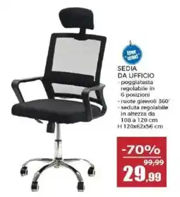 Happy Casa Sedia da ufficio offerta