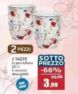 Happy Casa 2 tazze in porcellana offerta