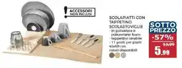 Happy Casa Scolapiatti con tappetino scolastoviglie offerta