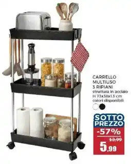 Happy Casa CARRELLO MULTIUSO offerta