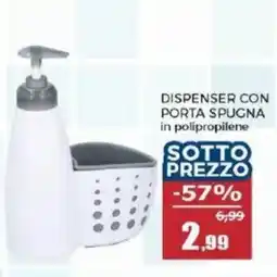 Happy Casa DISPENSER CON PORTA SPUGNA offerta