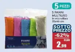 Happy Casa 5 panni multiuso offerta