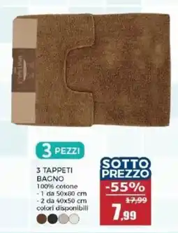 Happy Casa 3 TAPPETI BAGNO offerta