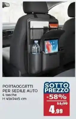 Happy Casa PORTAOGGETTI PER SEDILE AUTO offerta
