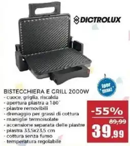 Happy Casa BISTECCHIERA E GRILL DICTROLUX offerta