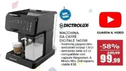 Happy Casa MACCHINA DA CAFFÈ DIGITALE DICTROLUX offerta