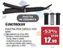Happy Casa PIASTRA PER CAPELLI 3IN1 DICTROLUX offerta