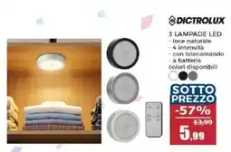 Happy Casa 3 LAMPADe LED DICTROLUX offerta