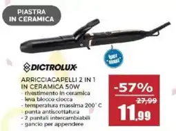 Happy Casa ARRICCIACAPELLI 2 IN 1 DICTROLUX offerta