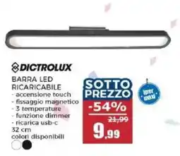 Happy Casa DICTROLUX BARRA LED RICARICABILE offerta