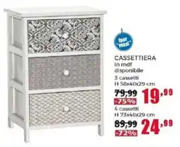 Happy Casa Cassettiera in mdf offerta