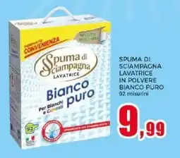 Happy Casa Spuma di Sciampagna Lavatrice Bianco Puro offerta