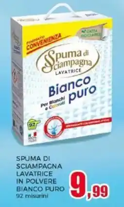Happy Casa Spuma di Sciampagna Lavatrice Bianco Puro offerta