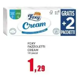 Happy Casa FOXY FAZZOLETTI CREAM offerta